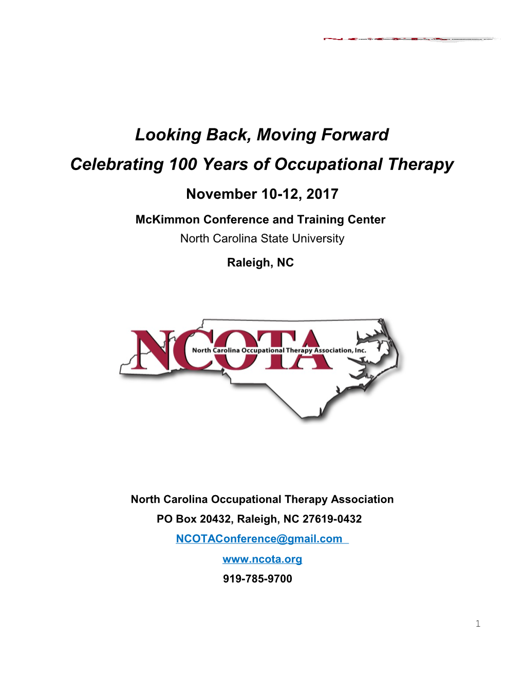 Celebrating 100 Years of Occupational Therapy