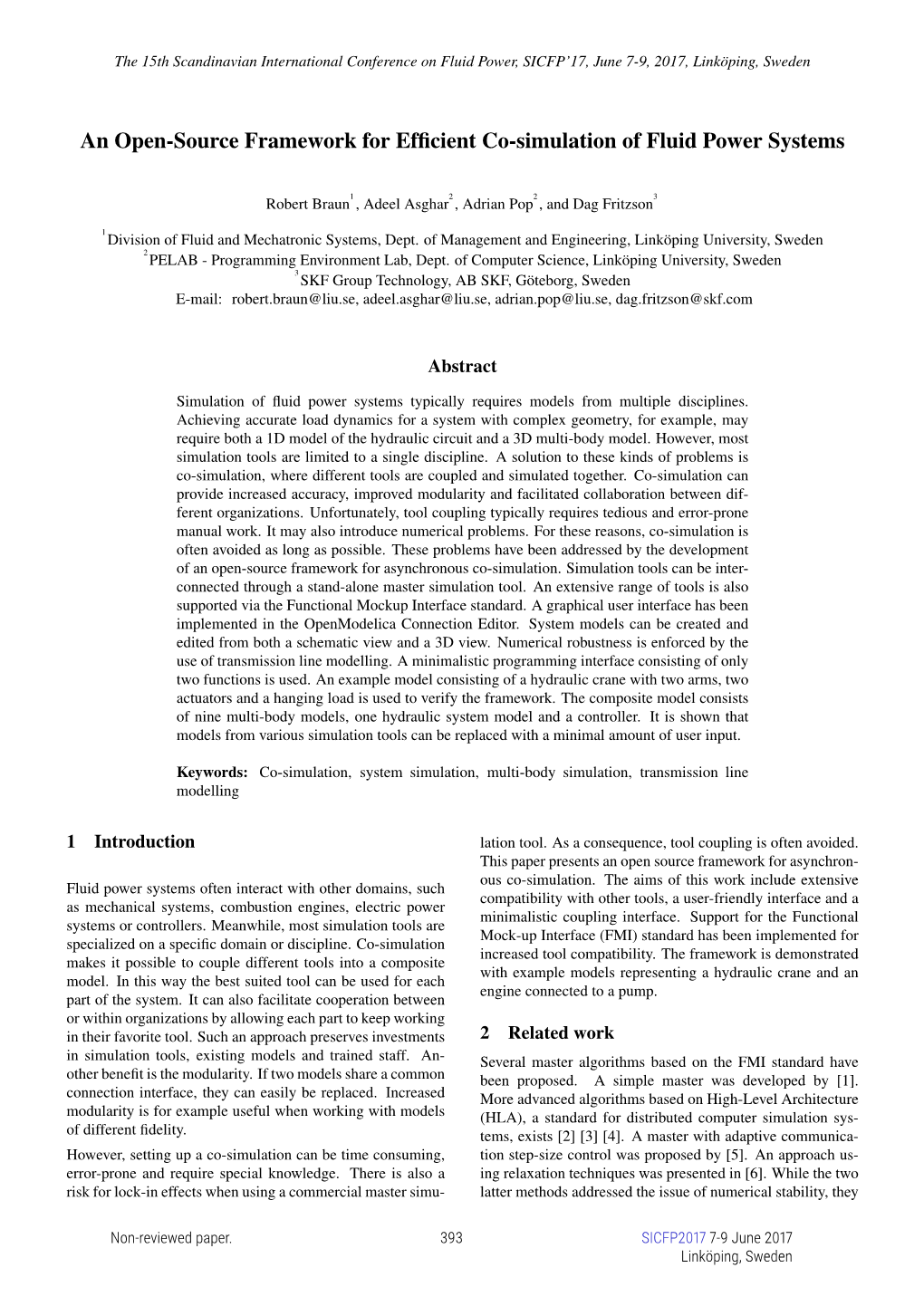 An Open-Source Framework for Efficient Co-Simulation of Fluid