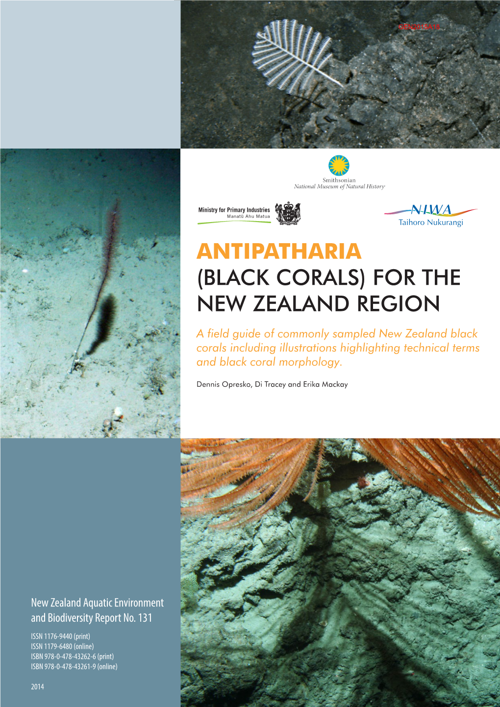 Black Corals) for the New Zealand Region