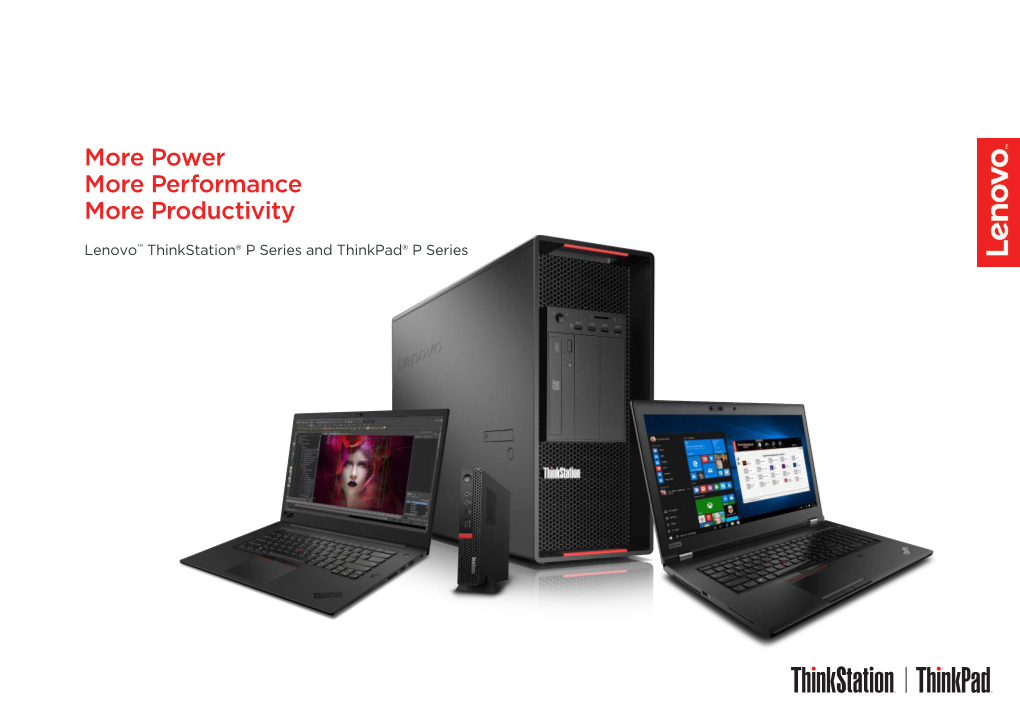 Workstation P Series Family Spec Sheet August 2018