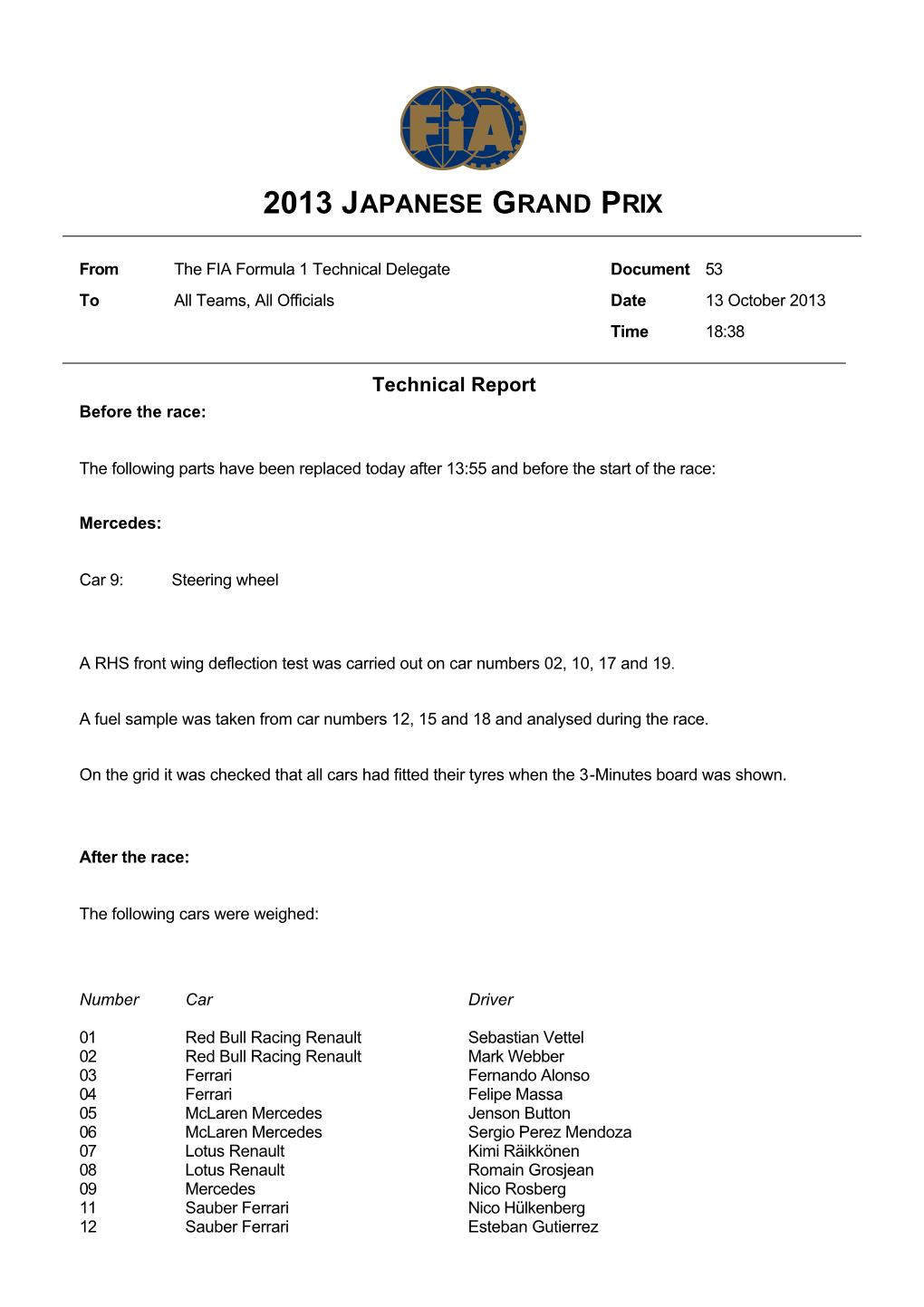 2013 Japanese Grand Prix