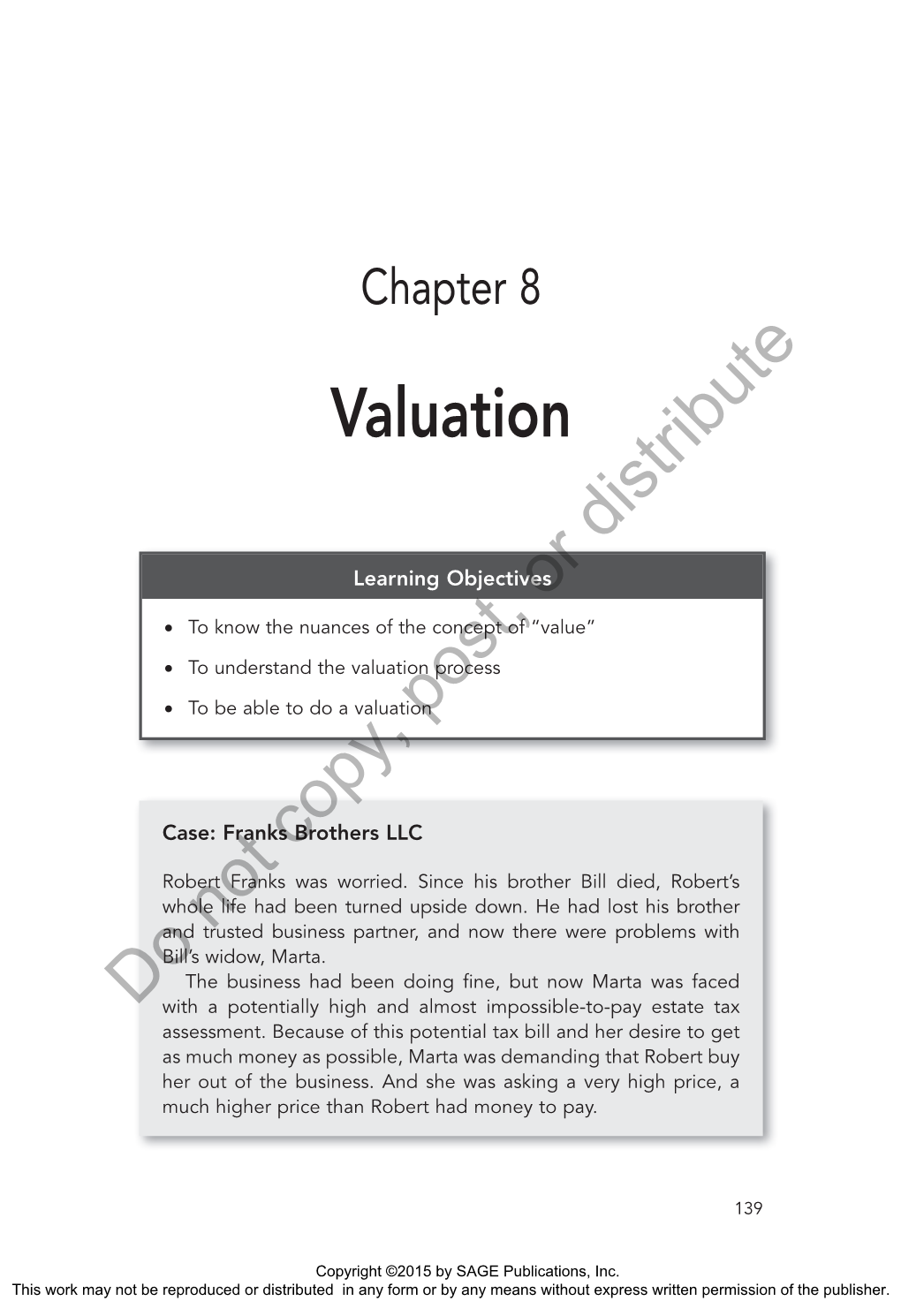 Chapter 8 Valuation