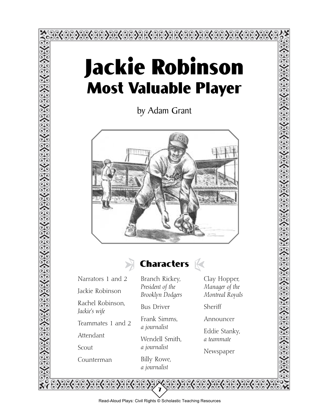 Jackie Robinson Most Valuable Player