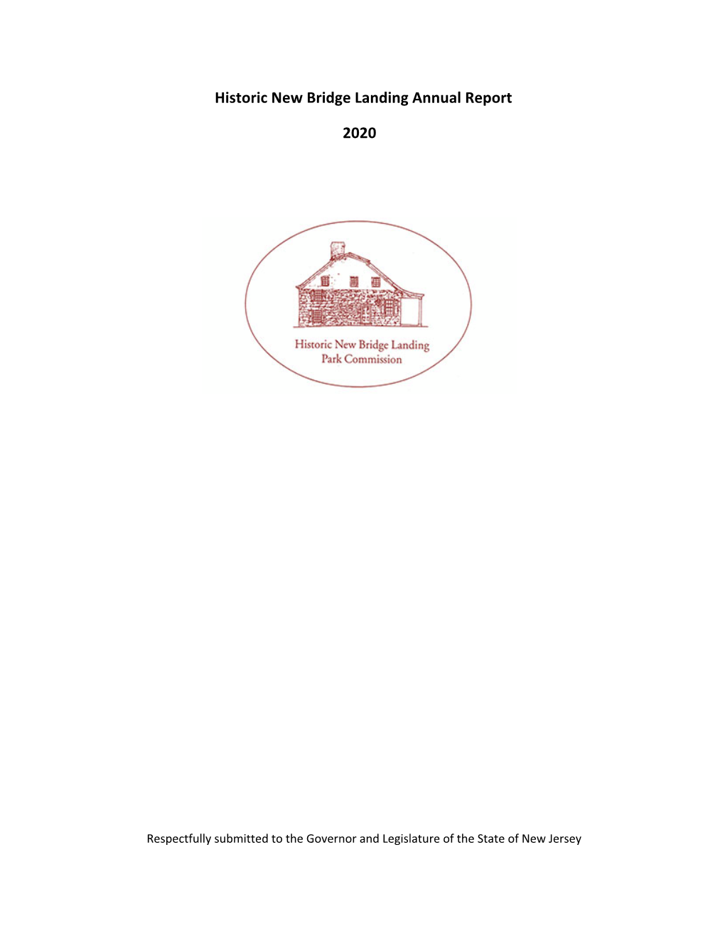 Historic New Bridge Landing Annual Report 2020