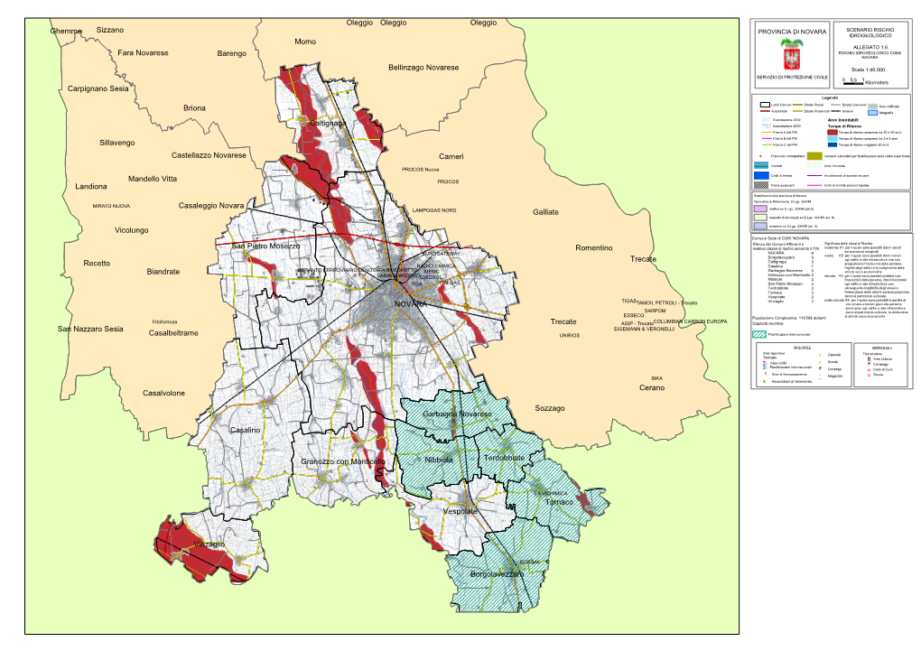 ALLEGATO 1.6 Fara Novarese E RISCHIO IDROGEOLOGICO COM6 V® Barengo ! NOVARA