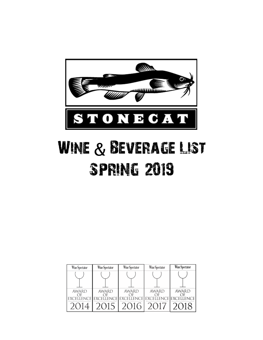 Wine List Spring 2019