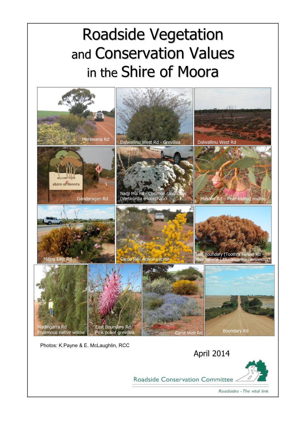 And Conservation Values in the Shire of Moora