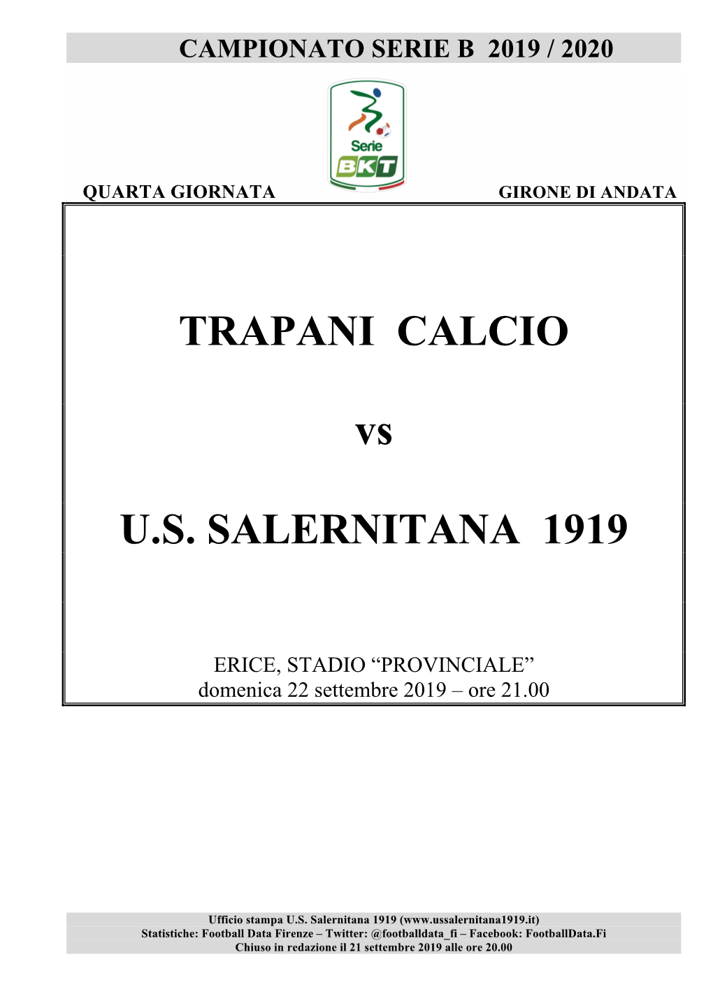 Trapani-Salernitana