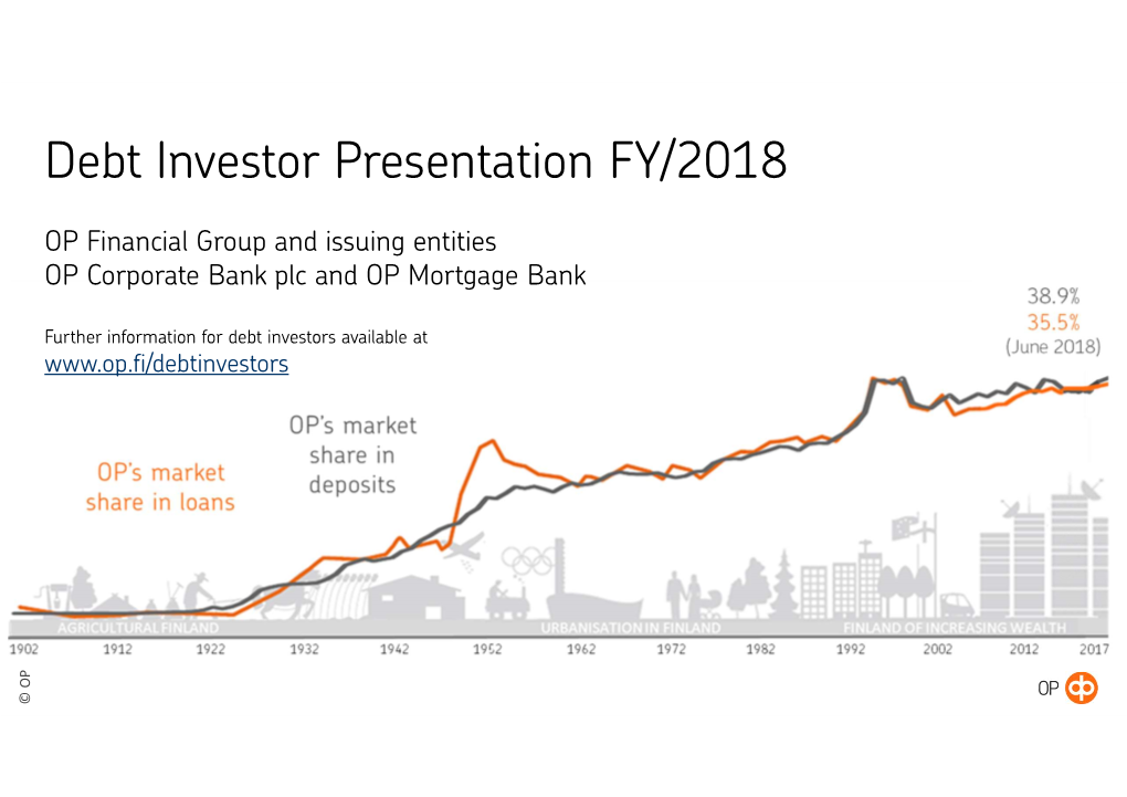 Debt Investor Presentation FY/2018