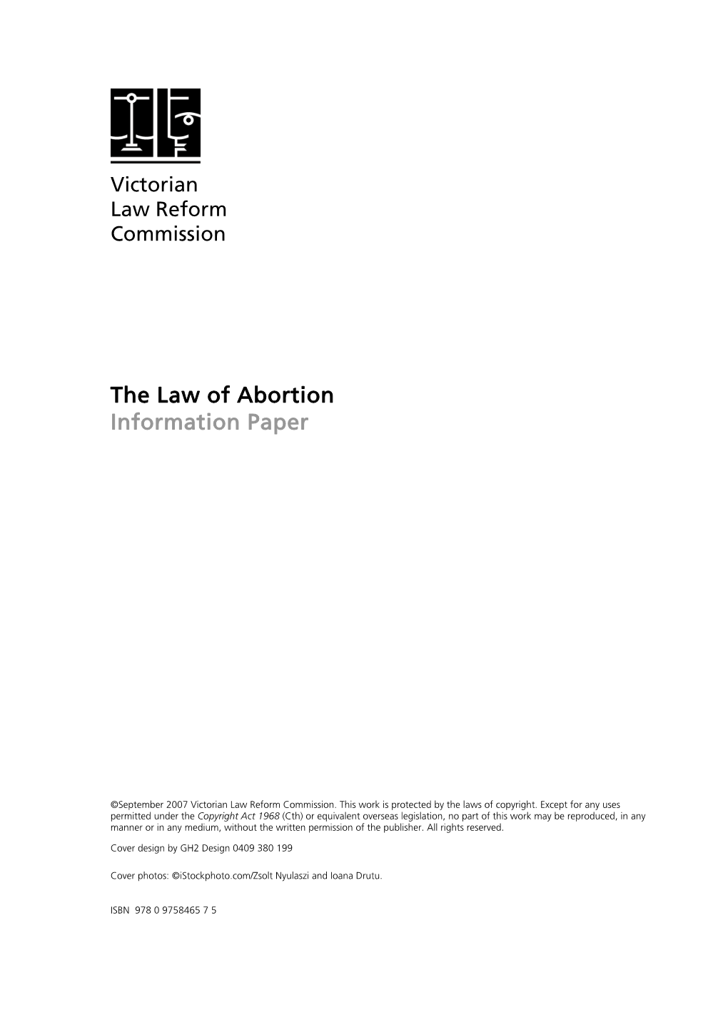 The Law of Abortion Information Paper