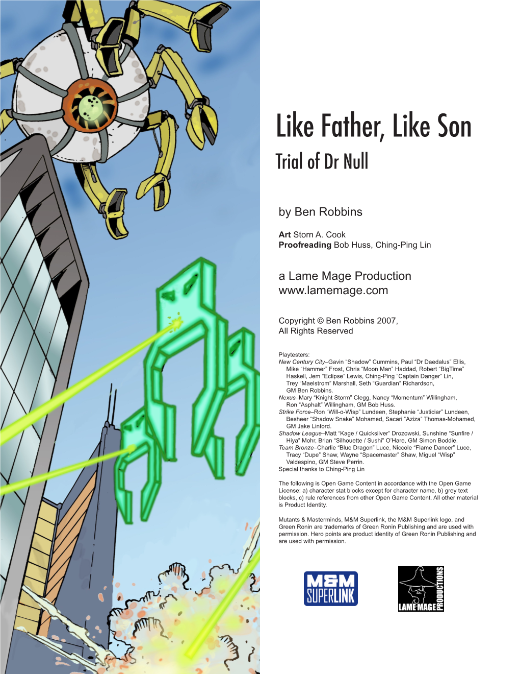 Like Father, Like Son (Trial of Dr Null) -  - Cross-Exam, So They Will Ask Questions Too
