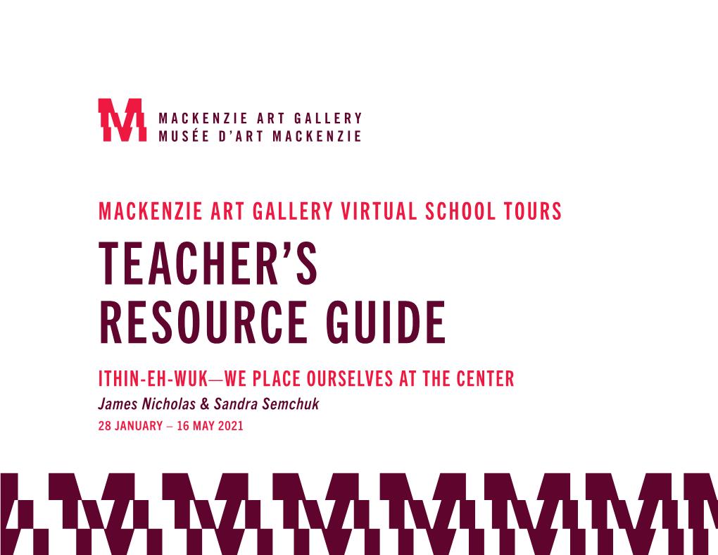 Teacher's Resource Guide