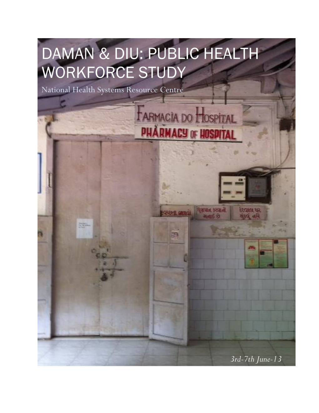 Daman & Diu: Public Health Workforce Study