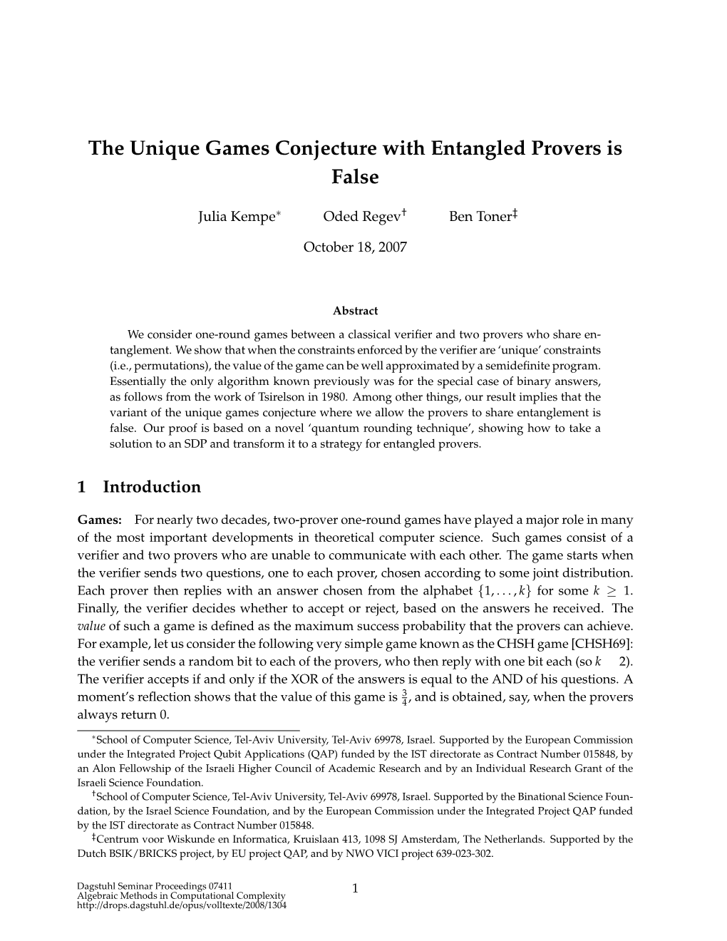 The Unique Games Conjecture with Entangled Provers Is False