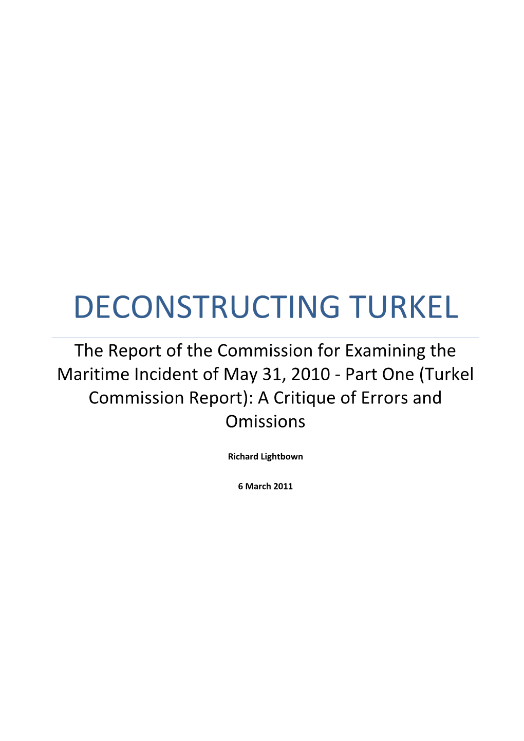 Deconstructing Turkel