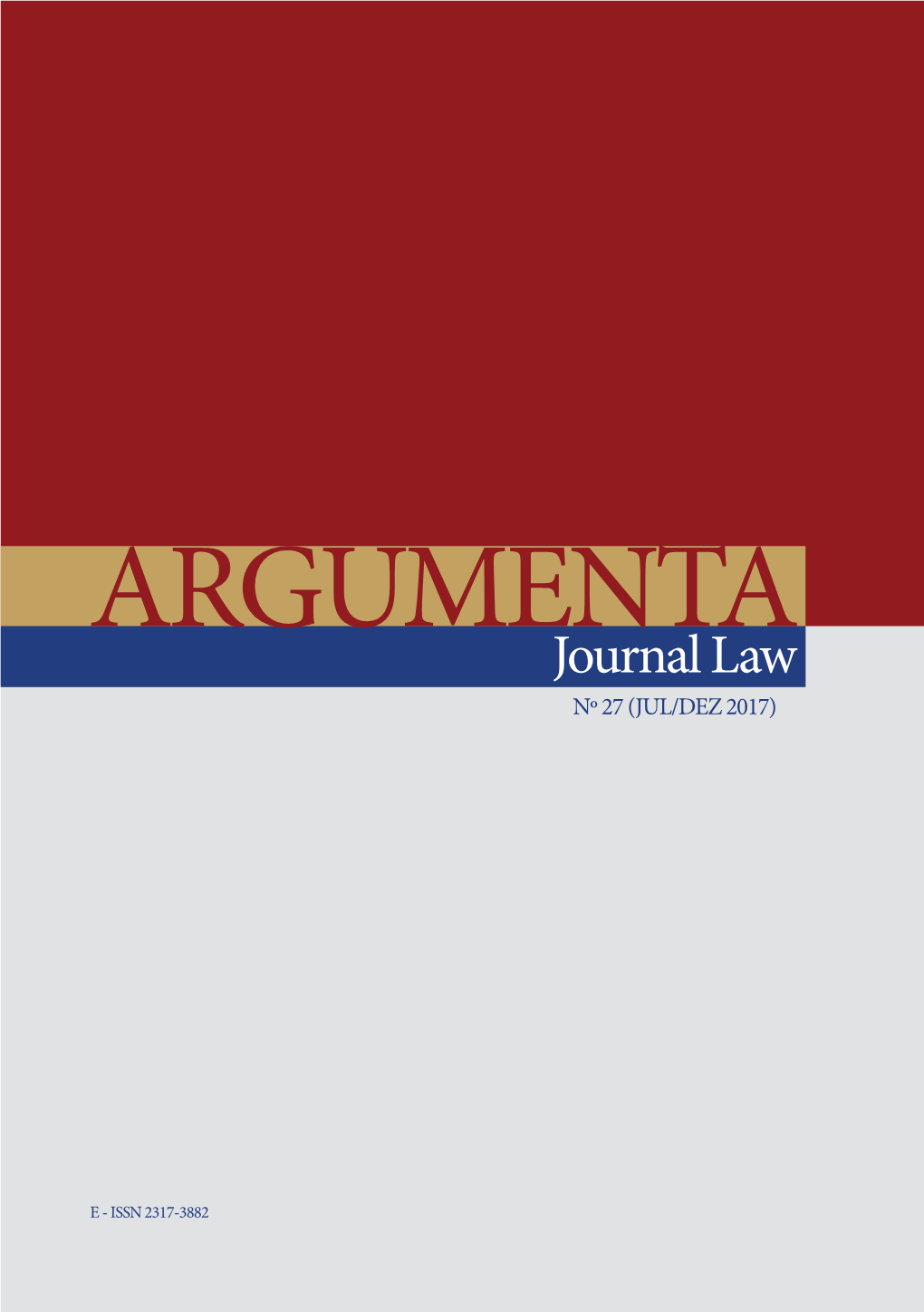 Argumenta Journal Law N