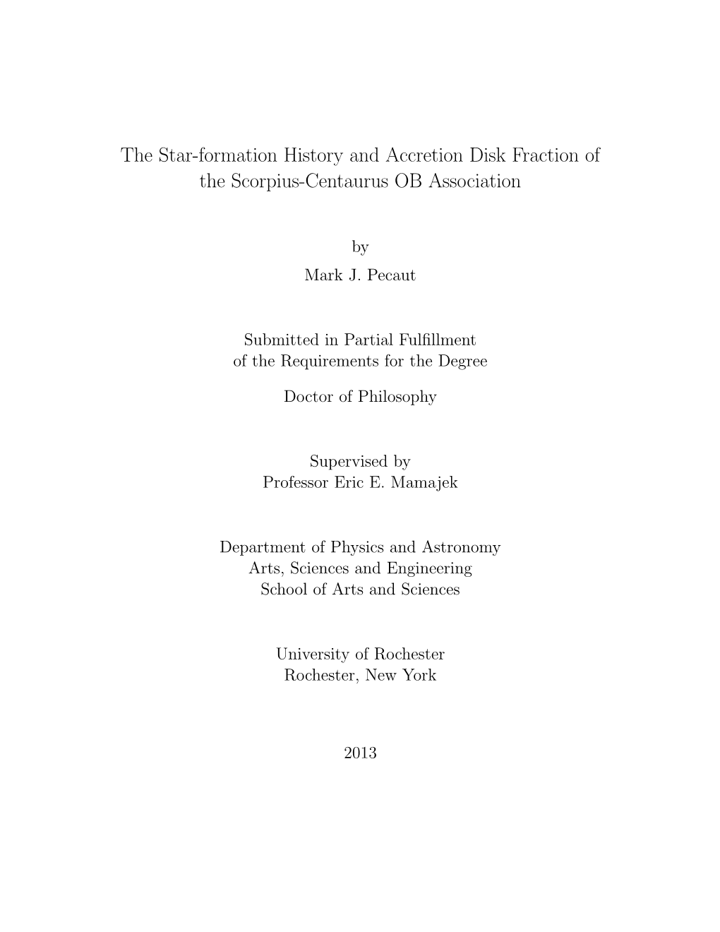 The Star-Formation History and Accretion Disk Fraction of the Scorpius-Centaurus OB Association