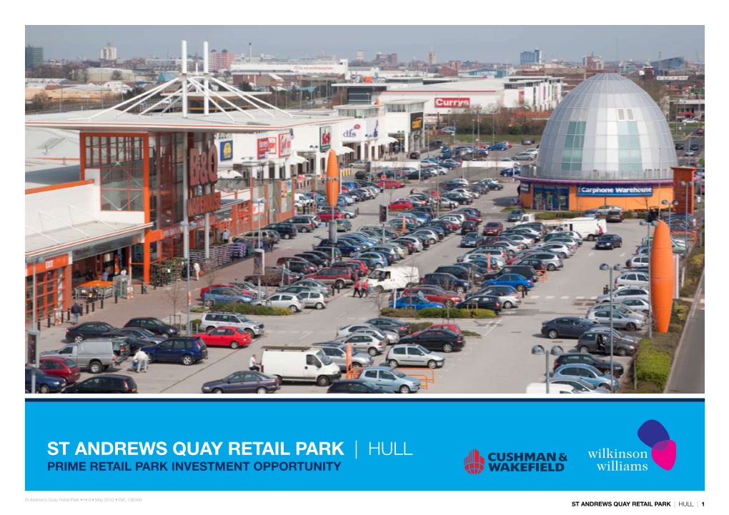 St Andrews Quay Retail Park | Hull Prime Retail Park Investment Opportunity