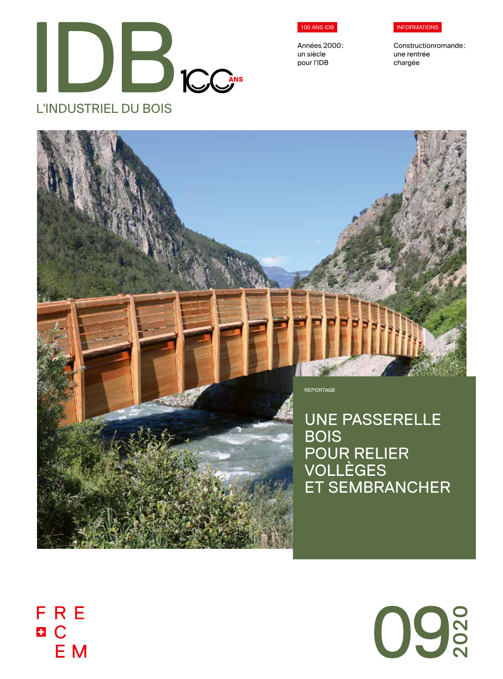 Une Passerelle Bois Pour Relier Vollèges Et Sembrancher