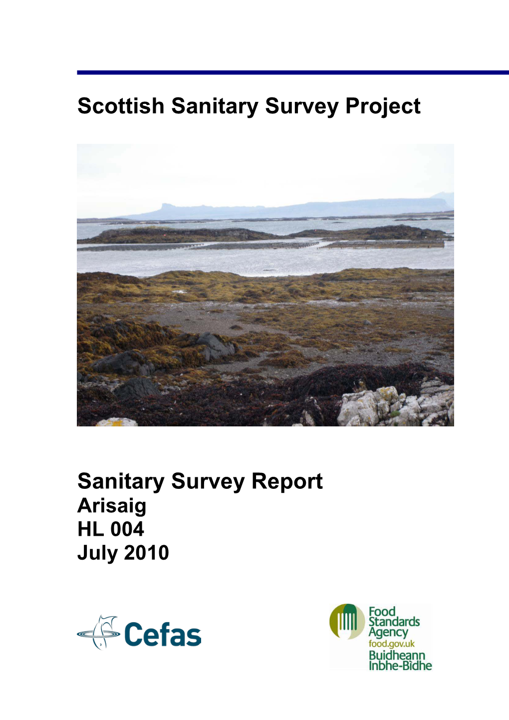 Sanitary Survey Arisaig