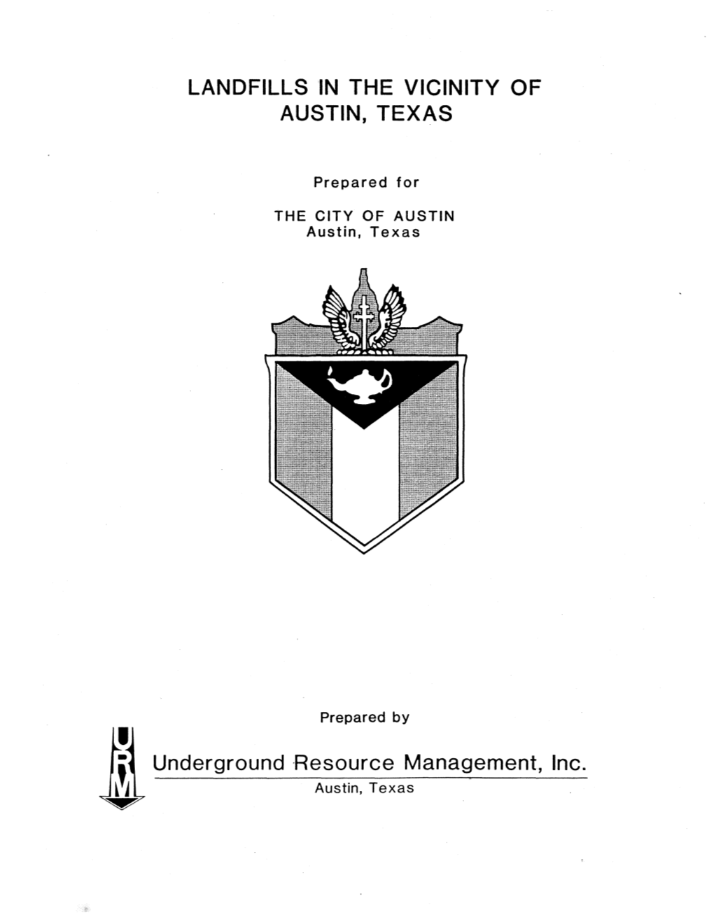 Landfills in the Vicinity of Austin, Texas