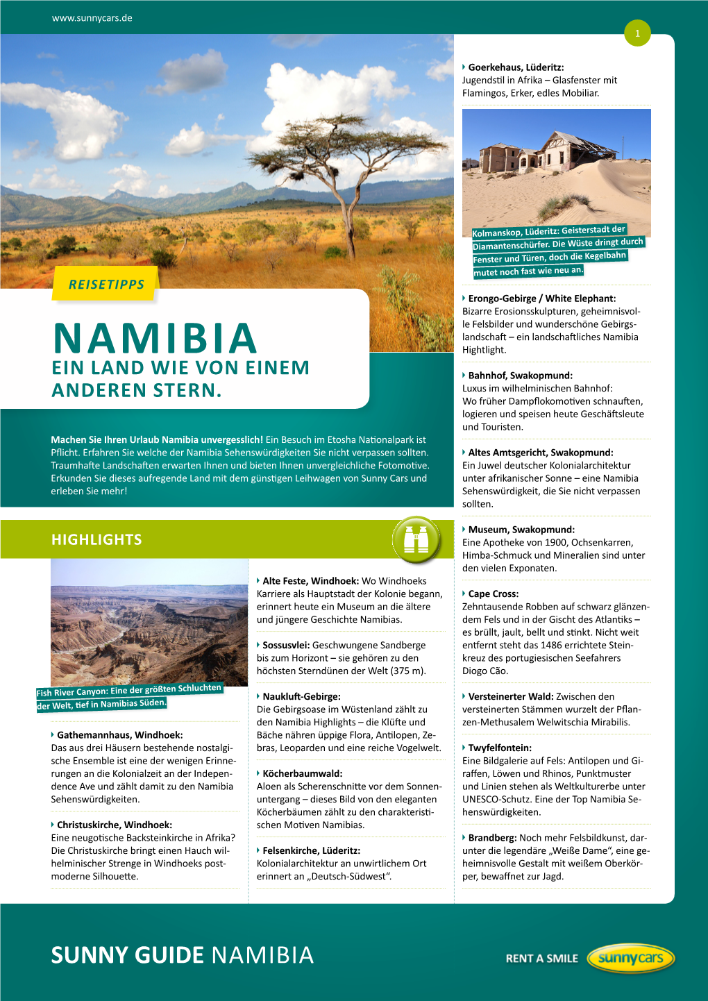 Die Besten Tipps Für Ihren Namibia Urlaub
