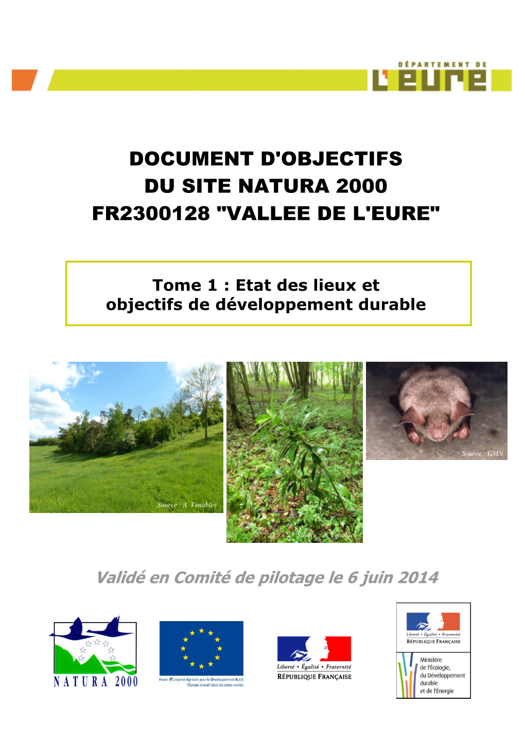 Document D'objectifs Du Site Natura 2000 Fr2300128 "Vallee De L'eure"