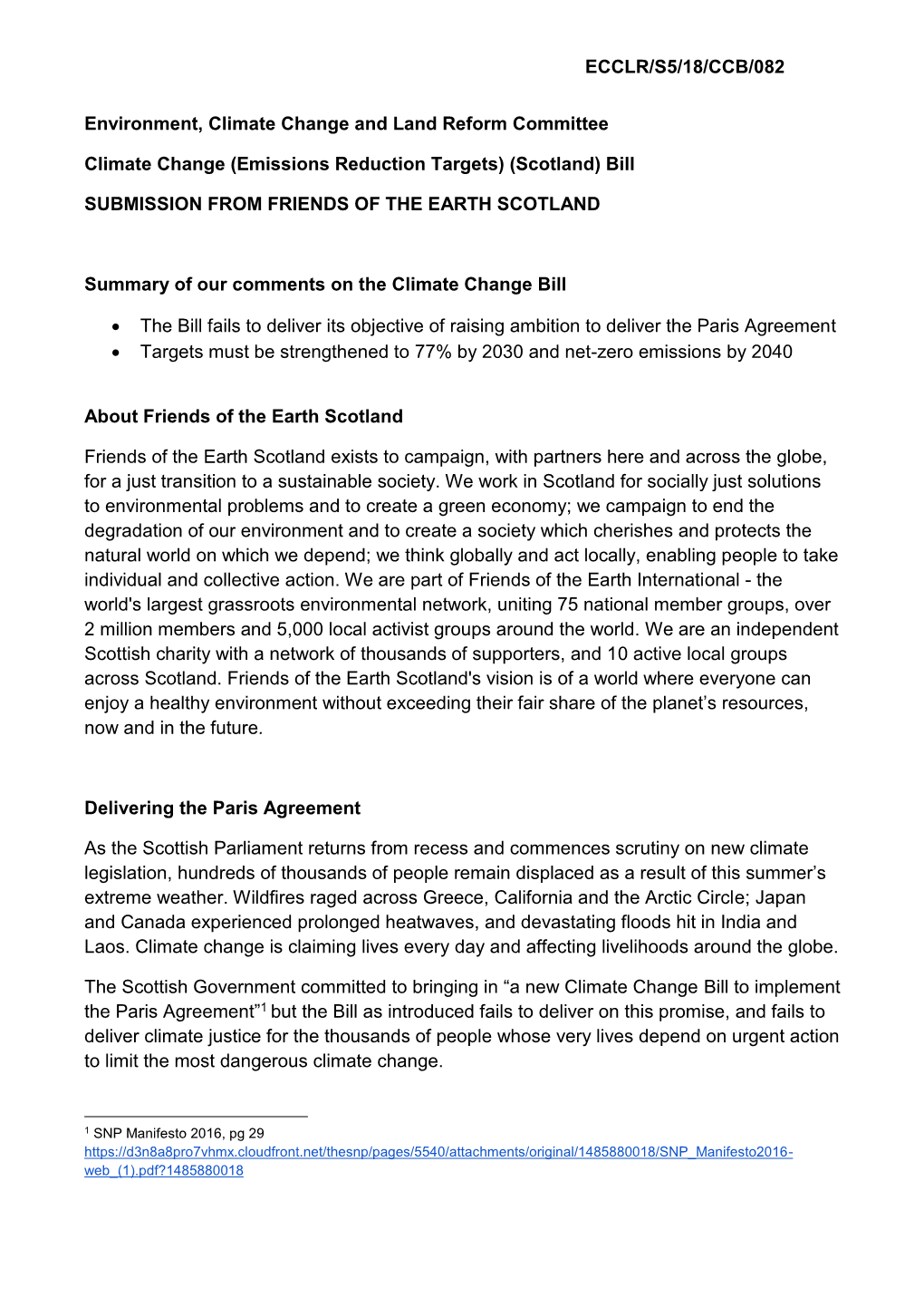 ECCLR/S5/18/CCB/082 Environment, Climate Change and Land Reform