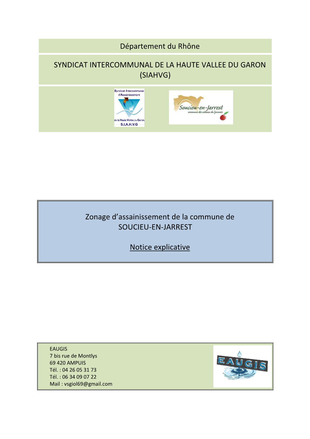 Soucieu-En-Jarrest Zonage EU Rapport Inda