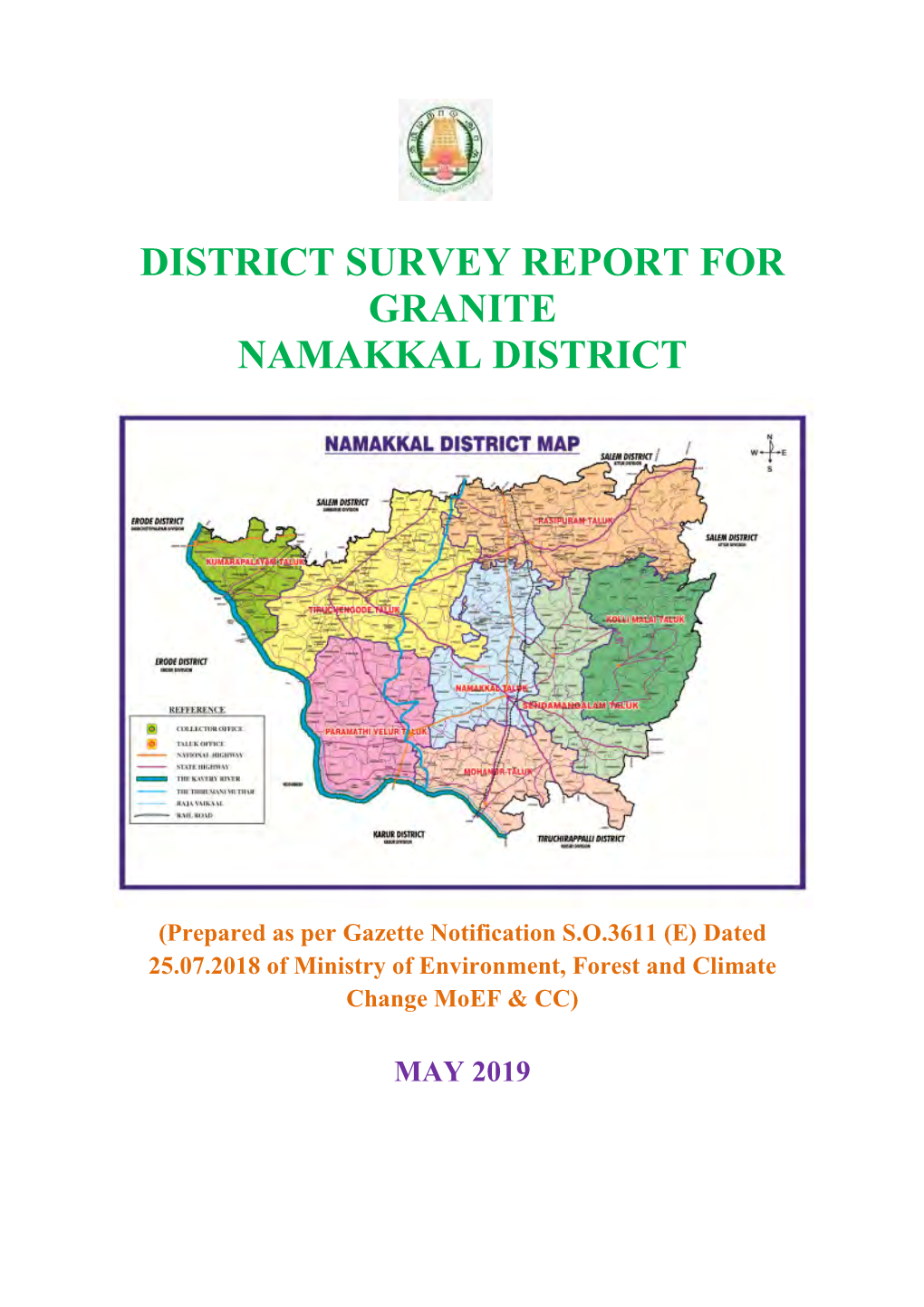 District Survey Report for Granite Namakkal District