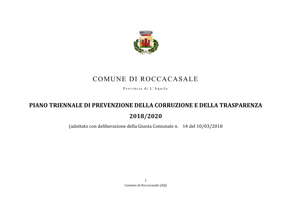 Comune Di Roccacasale