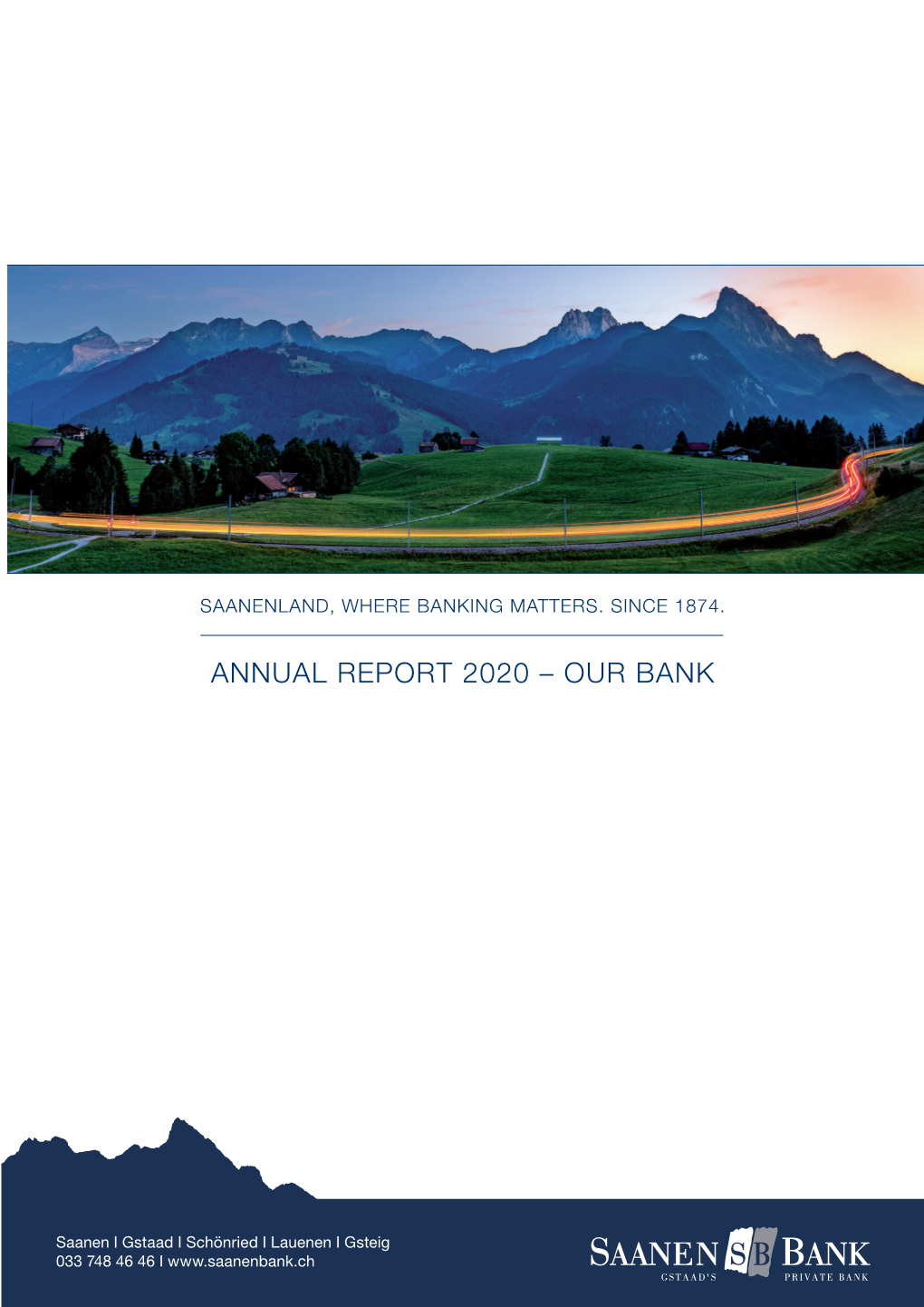 Annual Report 2020 – Our Bank