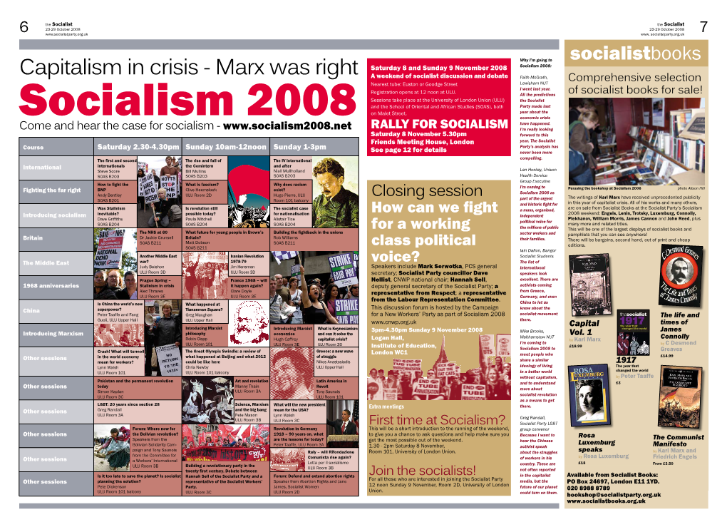 Socialism 2008