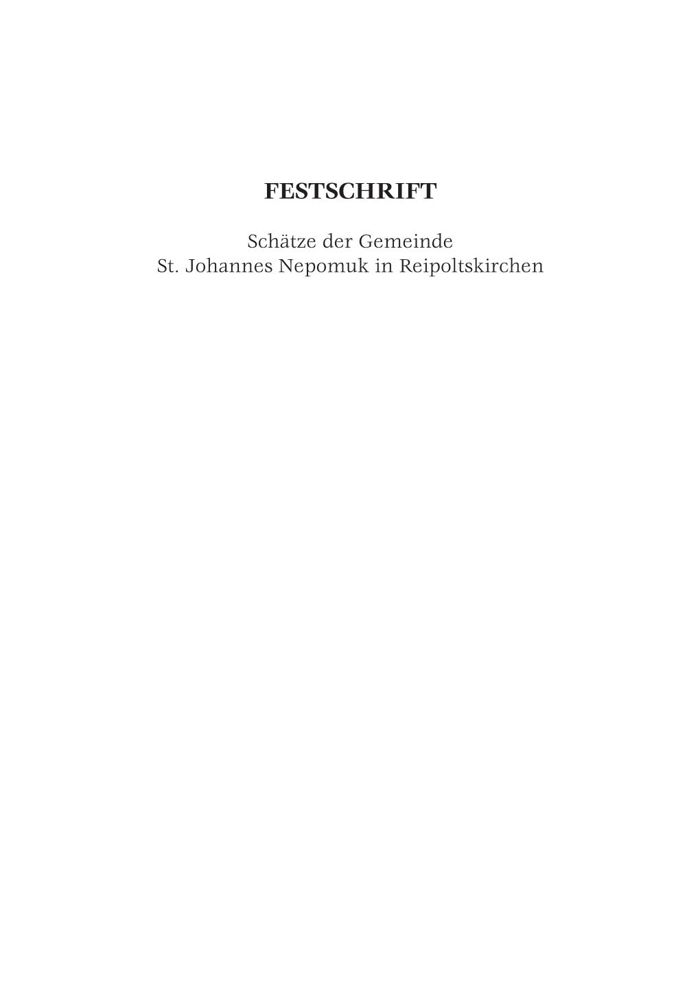 Festschrift Kirchengemeinde Reipoltskirchen