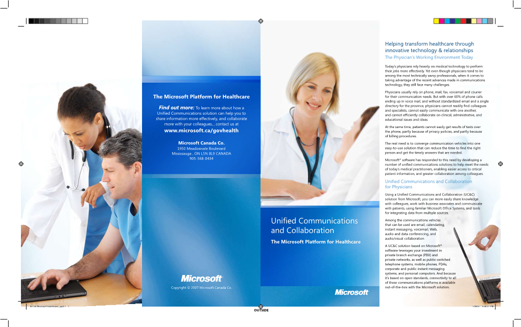 Unified Communications and Collaboration for Physicians