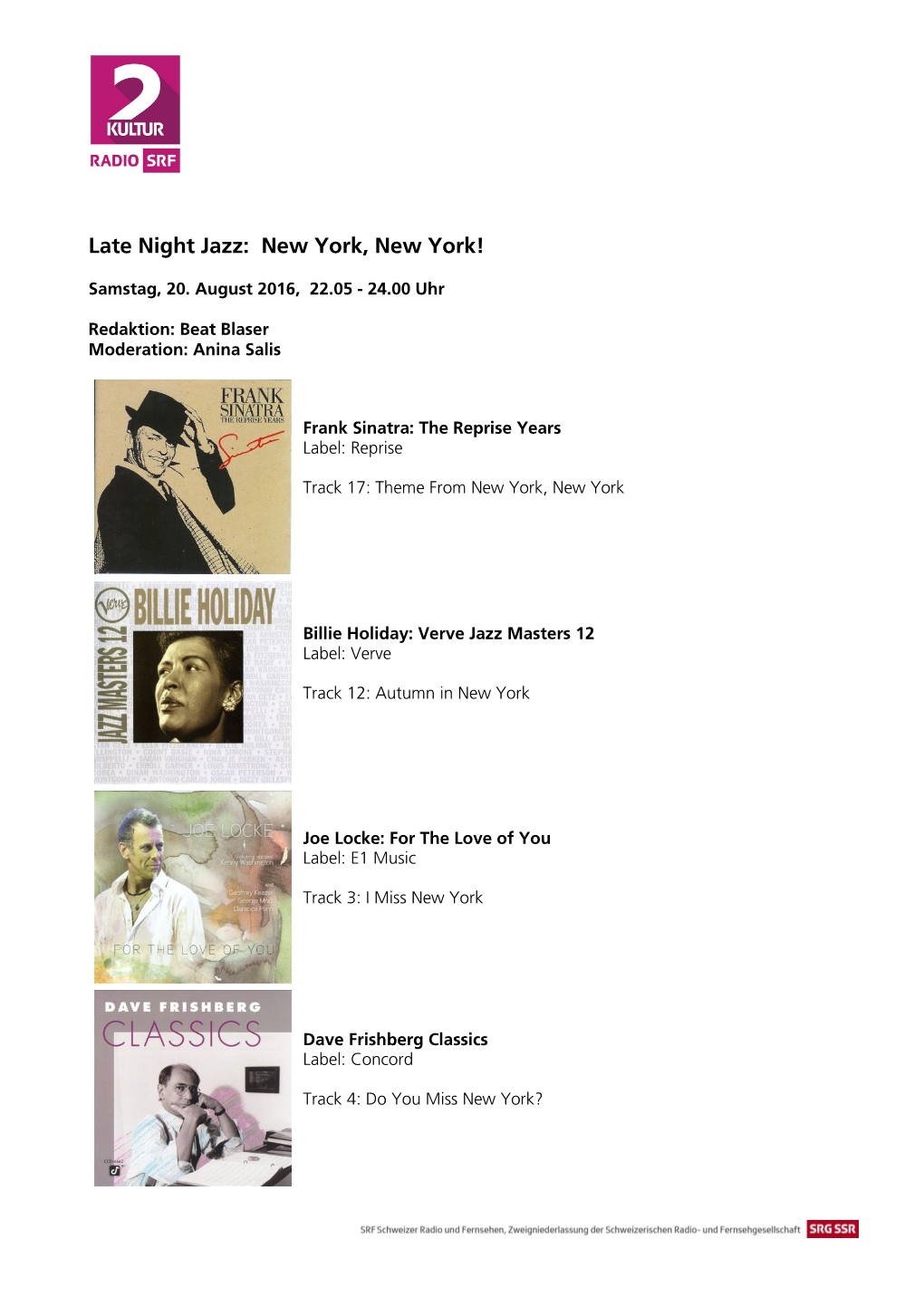 Late Night Jazz: New York, New York!