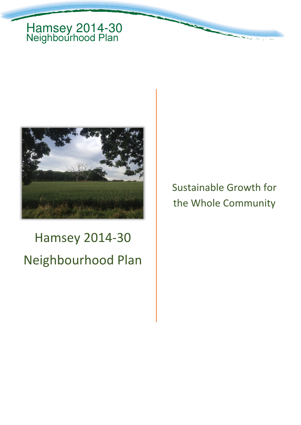 Hamsey 2014-30 Neighbourhood Plan