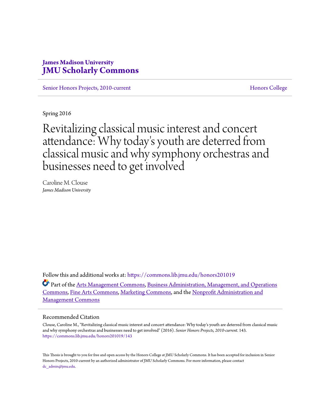 Revitalizing Classical Music Interest and Concert Attendance