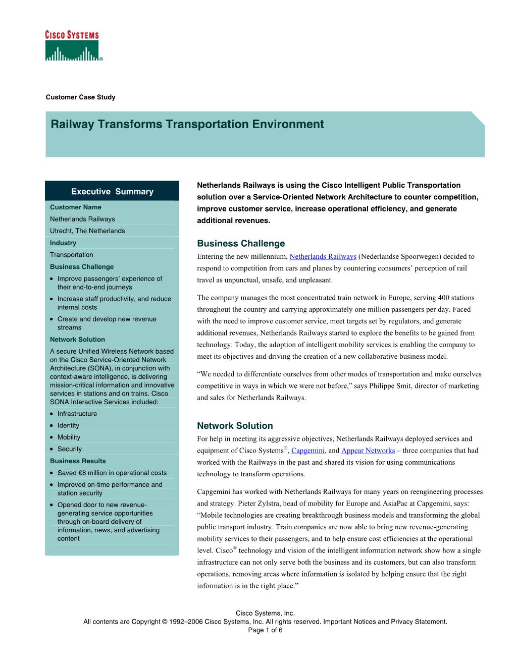 Railway Transforms Transportation Environment