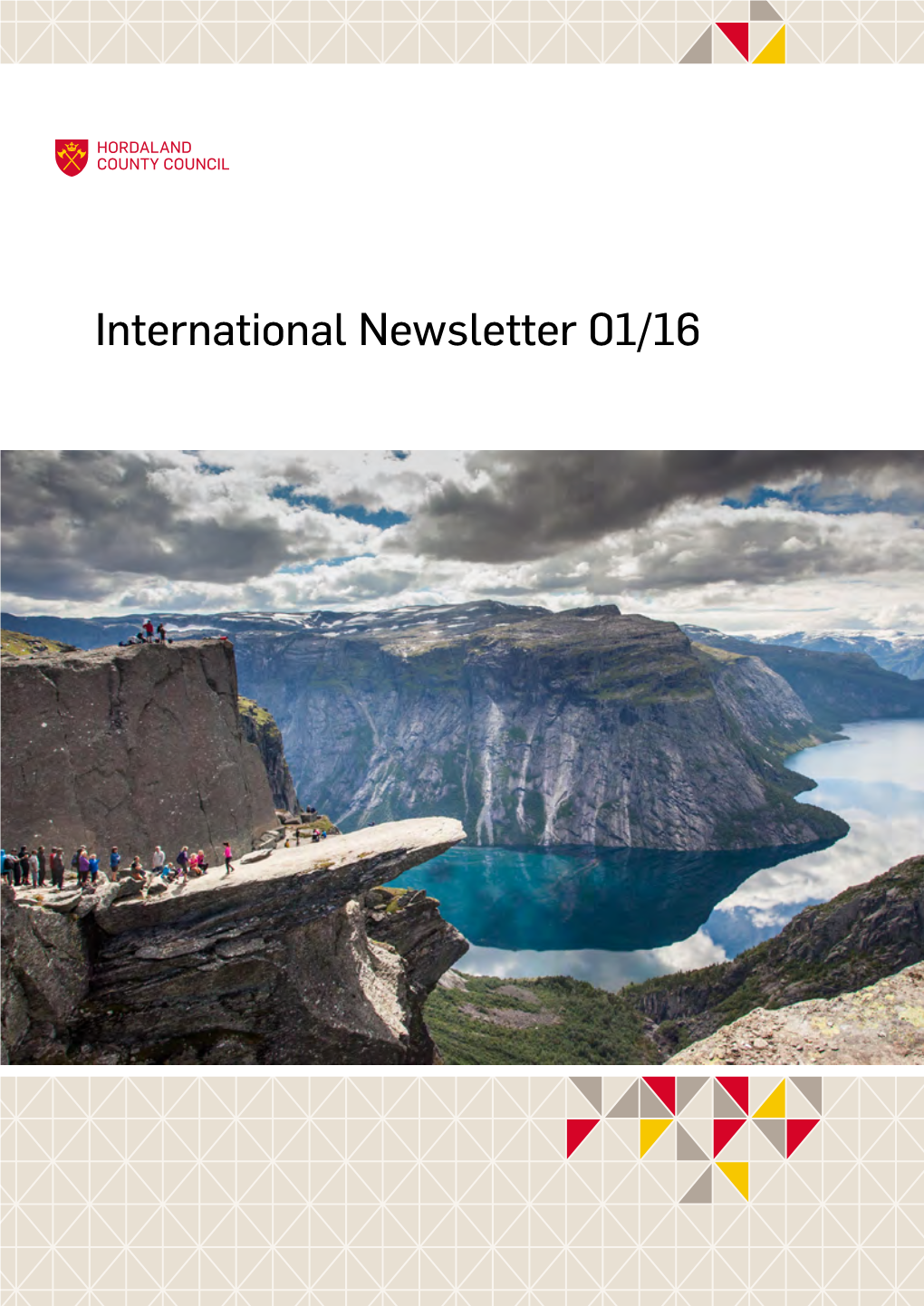 International Newsletter 01/16 International Newsletter 01/16