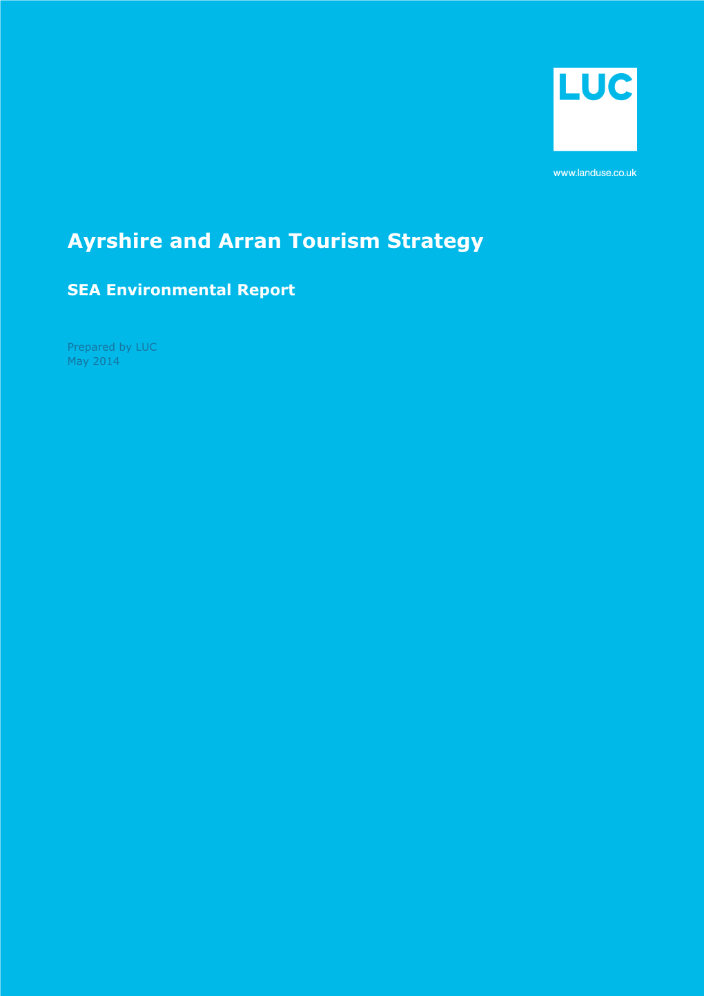 SEA Ayrshire and Arran Environmental Report