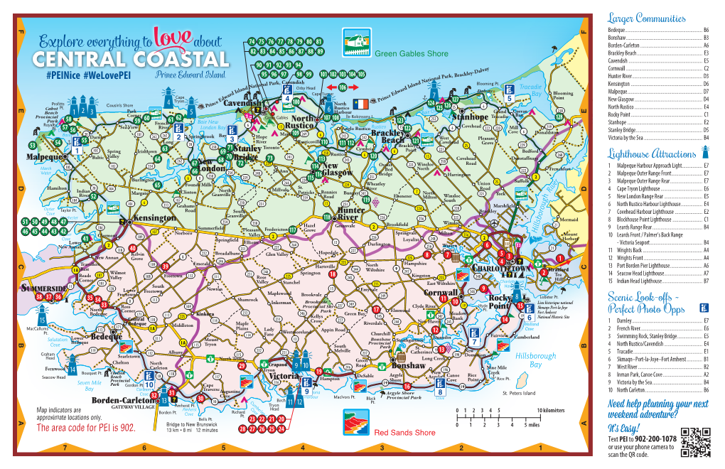 Central Coast Tourism Poster MAP 2021