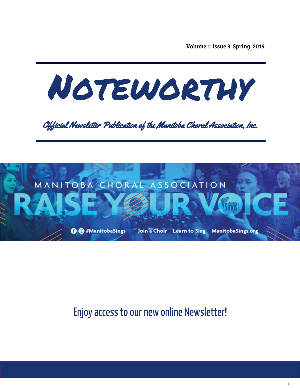 Noteworthy Spring 2019