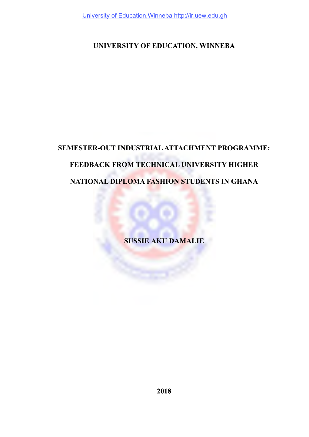 Feedback from Technical University Higher National