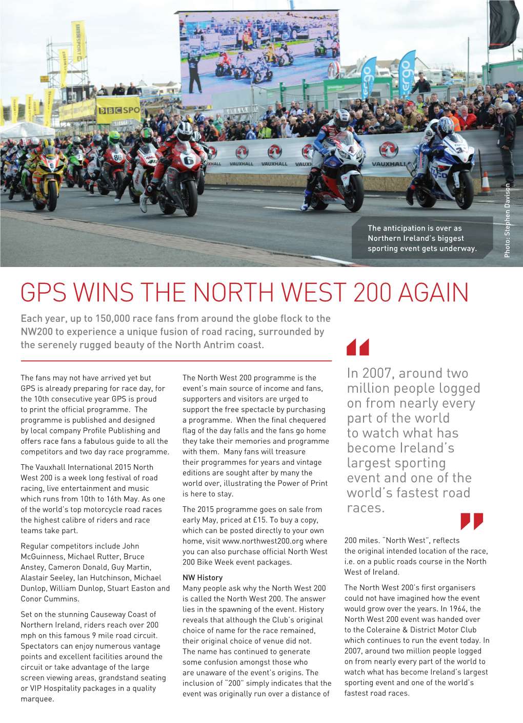 Gps Wins Nw 200 Again