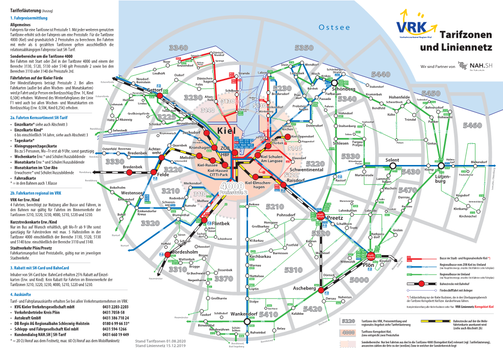 Tarifzonen Und Liniennetz