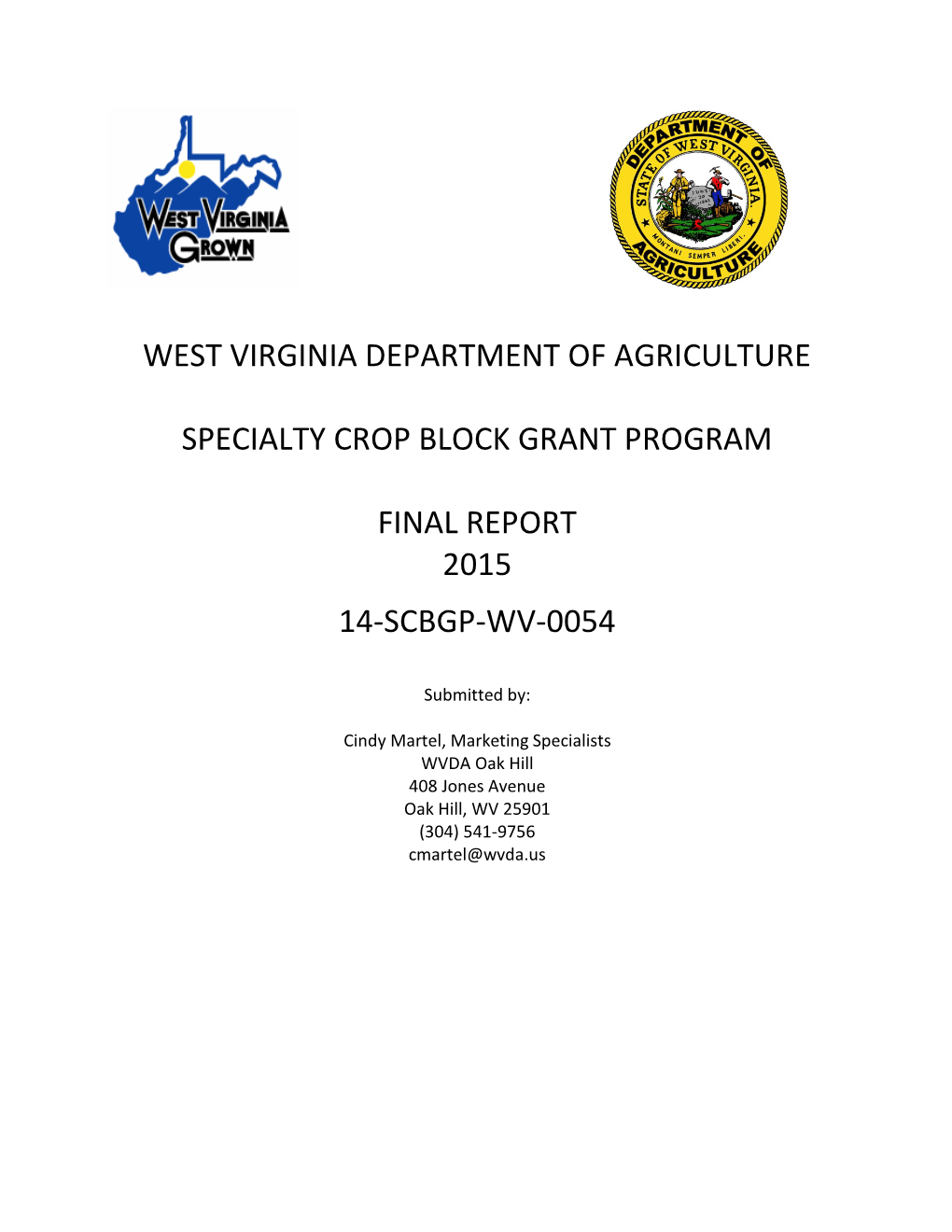 West Virginia Department of Agriculture