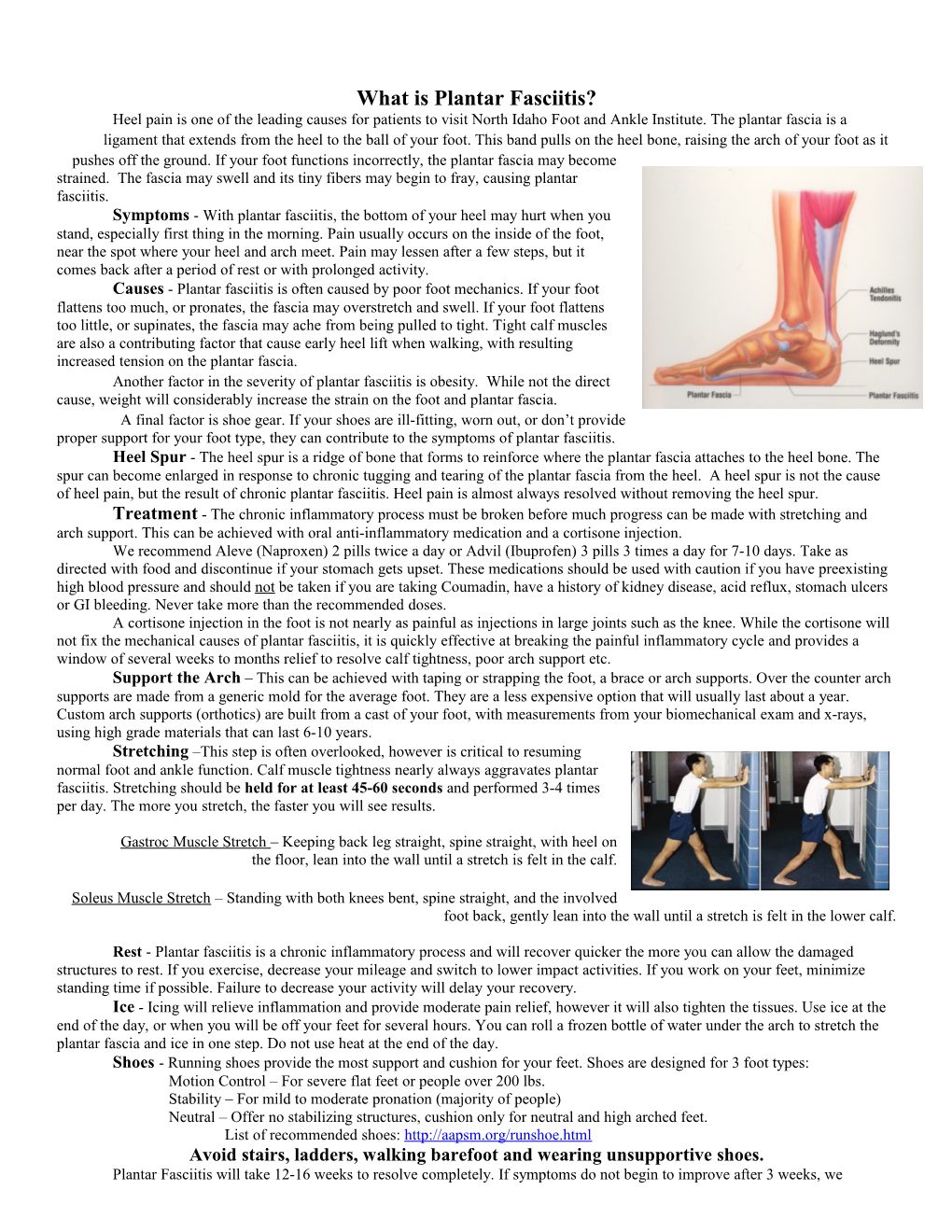 What Is Plantar Fasciitis?