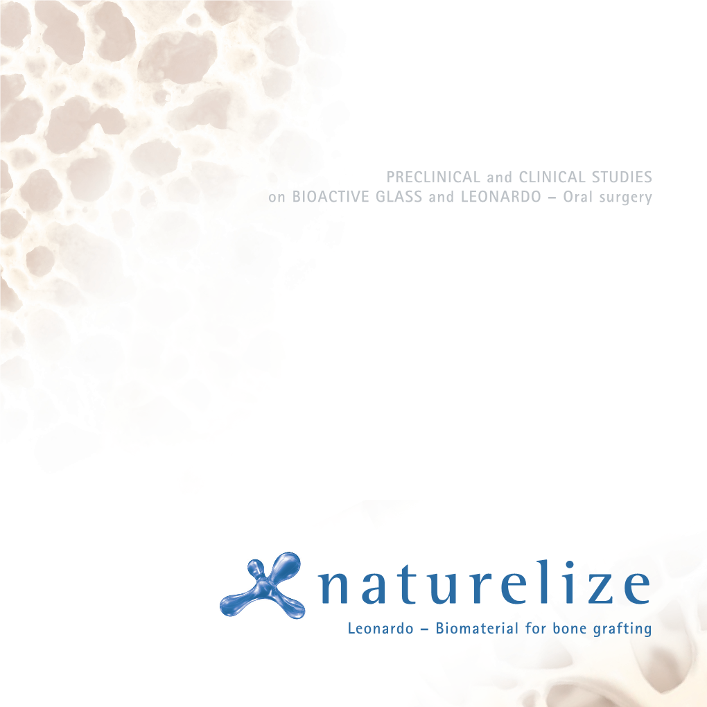 Leonardo – Biomaterial for Bone Grafting PRECLINICAL And