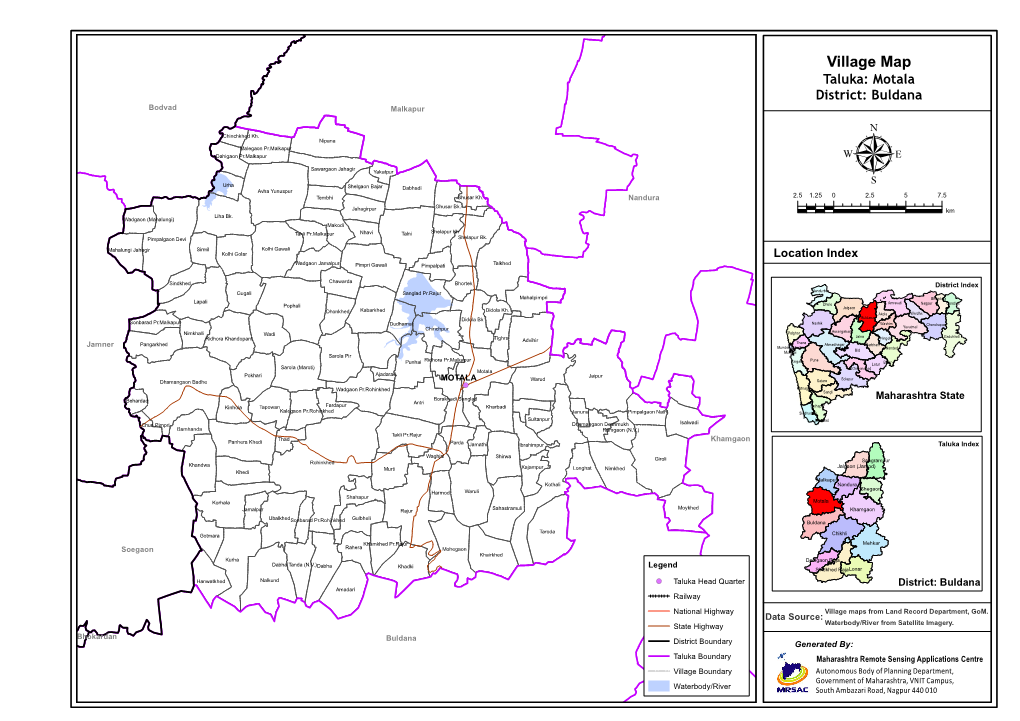 Motala District: Buldana Bodvad Malkapur